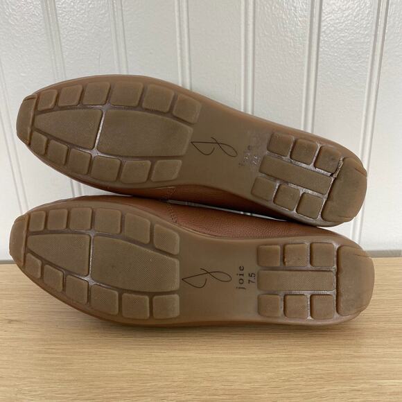 Joie Womens Leather Loafers Shoes Size 7.5 Capsule Neutral Office Career Slip On - Picture 8 of 9